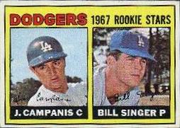 1967 Topps Baseball Cards      012      Rookie Stars-Jim Campanis RC-Bill Singer